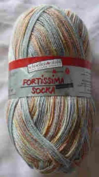 Fortissima Cotton Color strømpegarn med bomuld - 6525
