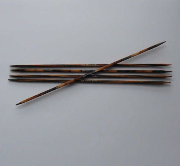 KnitPro Cubics Natural strømpepinde str. 3 og 3½ mm