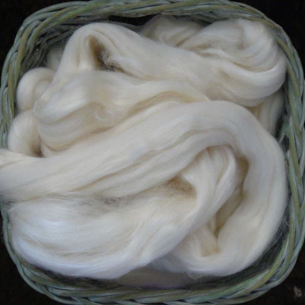Billede af Merino og TussahSilke Tops - Natur hvid 70/30