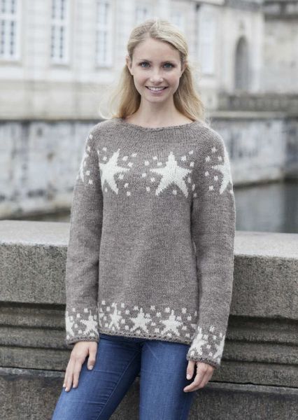 Billede af Sweater med stjerner af Cataluna