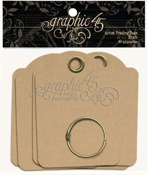 Graphic 45 - Tag Album 6,5 x 9 cm - Kraft