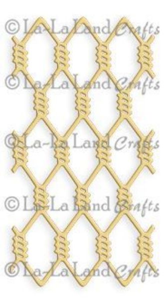 Hønsenet - Diamond Wire - Die Standsejern fra La-La Land Crafts - 8070 