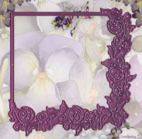 Blomster ramme - Floral frame - die standsejern fra Precious Mareike -  PM10004