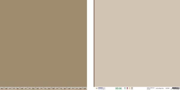 10 stk Scrapark 12" fra Studiolight -  UNITC08 - Brun/Beige