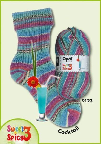 Opal Sweet & Spicy Strømpegarn nr. 9123