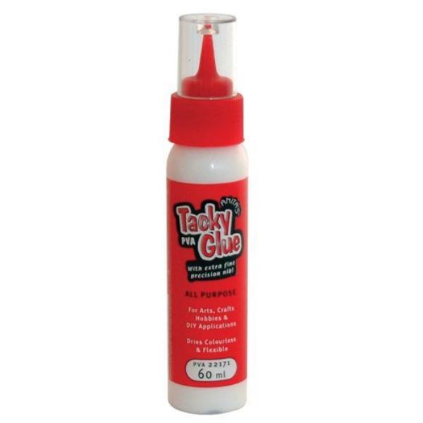 Tacky Glue - Størkner klart - Med ekstra fin tip - 60 ml