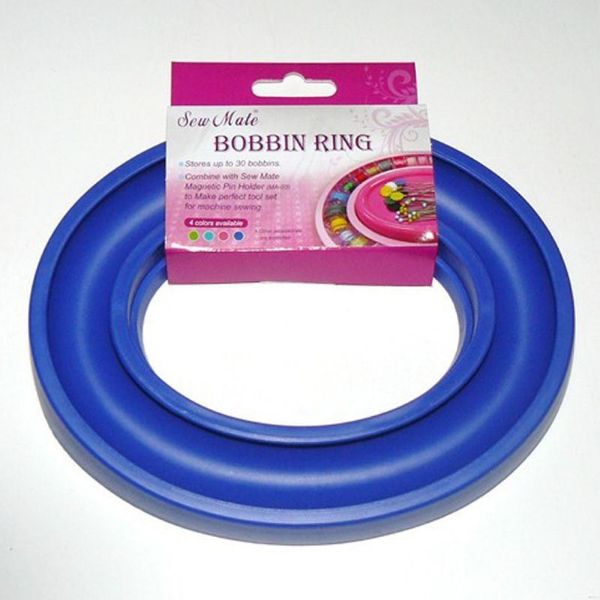 Spolering - Bobbin Ring fra Sew Mate til opbevaring af symaskine spoler - DW-BB30 Blå