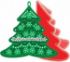 Juletræ til foldet karton- DL142A - standsejern til scrapbooking og kort