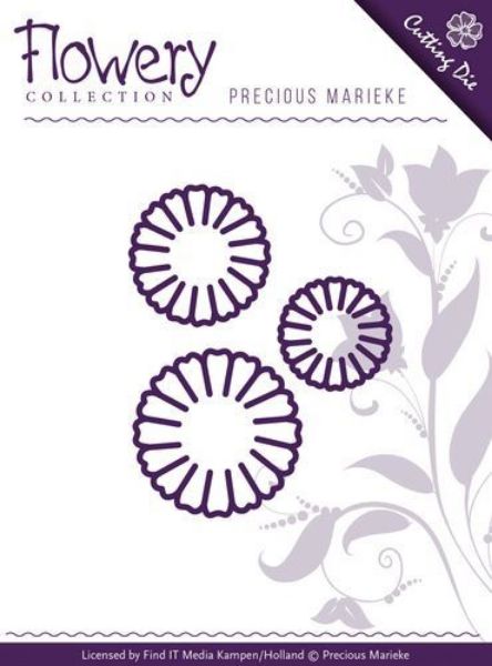 Precious Marieke Daisy Trio - PM10063 blomster standsejern til scrapbooking