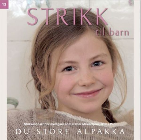 Strikk til barn fra Du Store Alpakka paperback opskriftbog
