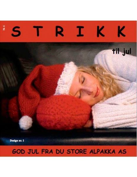 Strikk til jul fra Du Store Alpakka paperback opskriftbog