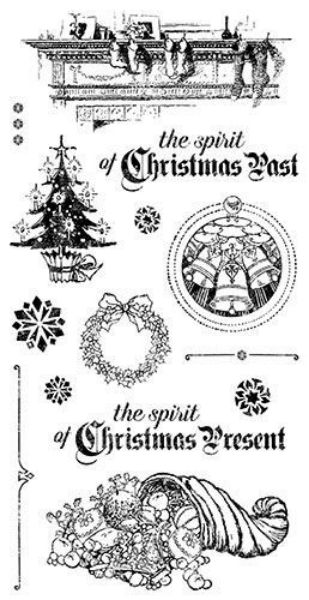 Gummi stempel fra Graphic 45 - Christmas Carol 