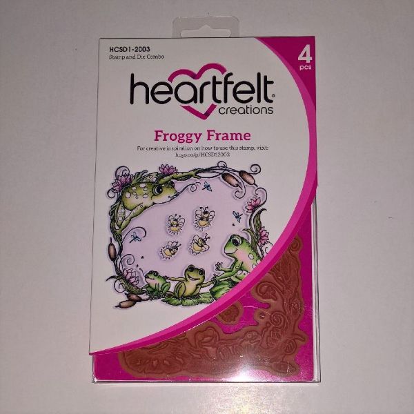 Froggy Frame - Dies og Stempelsæt fra Heartfelt Creations - HCSD1-2003