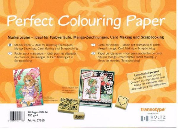Perfect Colouring Papar - Marker Papir - 250 gram - A4