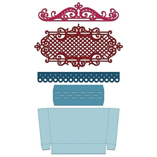 Window Box Elements / standsejern fra Heartfelt Creations HCD1-7150