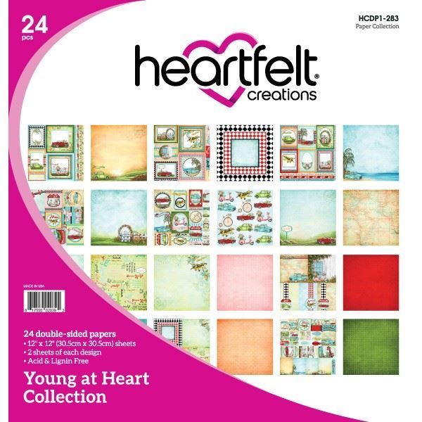 Young At Heart Collection - Designblok fra Heartfelt Creations - HCDP1-283