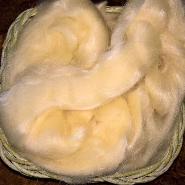 BLF, Blueface Leicester med iblandet 30% KidMohair til spinding af lækre bløde garner