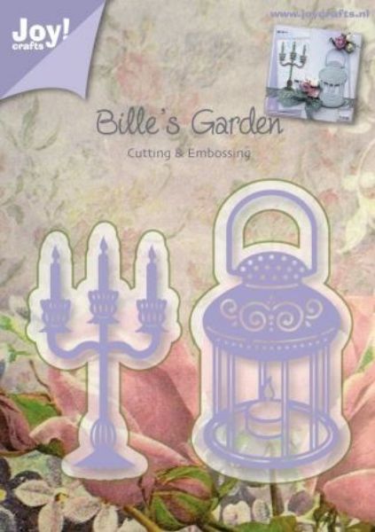 Joy Crafts - Kandelaber og lygte - Bille´s Garden - 6002/0377 dies standsejern til scrapbooking og kort