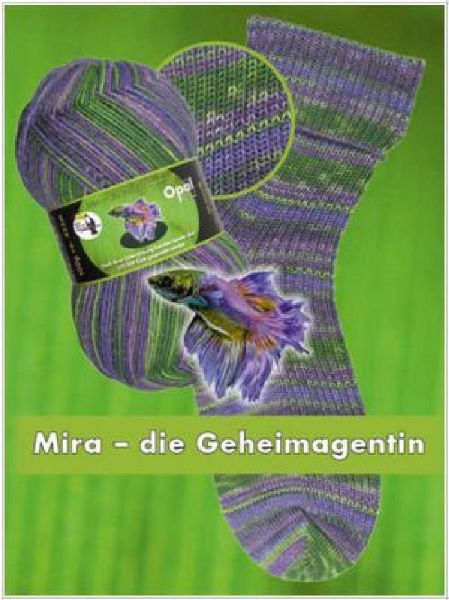 Opal Regenwald XI slidstærkt strømpegarn 9011 - Mira der Geheimagentin