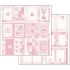 Stamperia Baby Girl design papir pakning til scrapbooking og kort - SBBL41