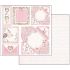 Stamperia Baby Girl design papir pakning til scrapbooking og kort - SBBL41