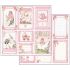 Stamperia Baby Girl design papir pakning til scrapbooking og kort - SBBL41