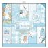 Stamperia Baby Boy design papir pakning til scrapbooking og kort - SBBL40