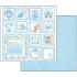 Stamperia Baby Boy design papir pakning til scrapbooking og kort - SBBL40