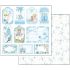 Stamperia Baby Boy design papir pakning til scrapbooking og kort - SBBL40