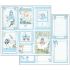 Stamperia Baby Boy design papir pakning til scrapbooking og kort - SBBL40