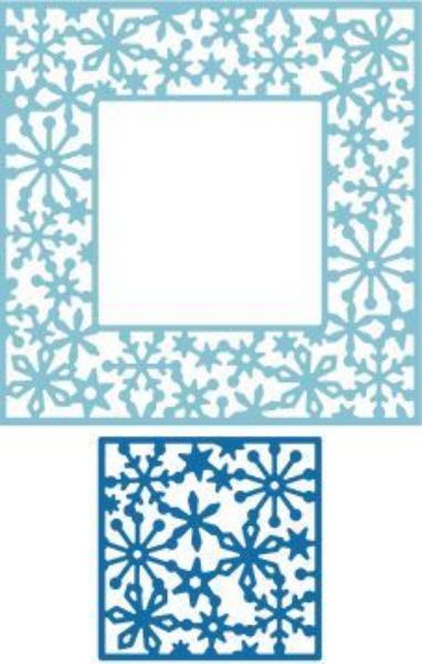 Cheery Lynn Designs Snowflake Wonder Doily standsejern til scrapbooking og kort - DL 287