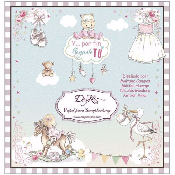 DayKa, Y... por fin design papir blok 8 x 8 til scrapbooking og kort - SCP-1019