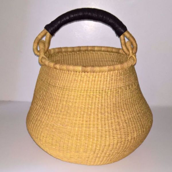 Hammershus Fairtrade Pot Basket af elefantgræs - Natur