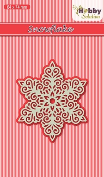 Snefnug - Snowflake Die fra Nellie Snellen - Hobby Solution - HSDJ016