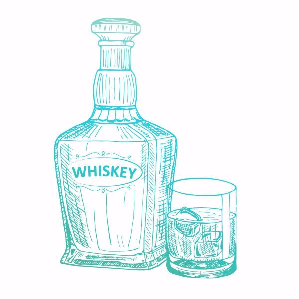 Silikonestempel fra Couture Creations - Whiskey CO726843