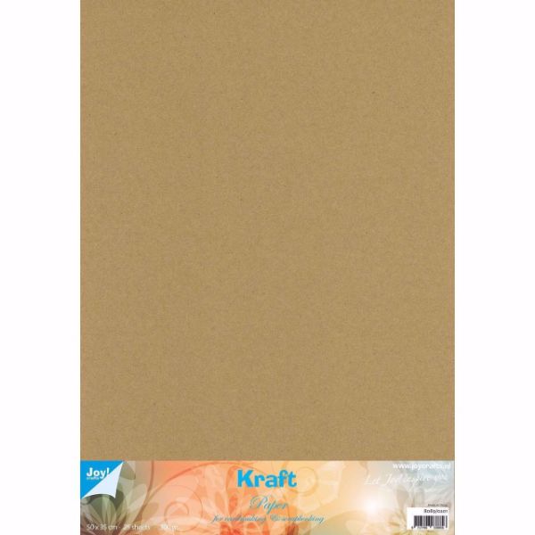 Kraft karton - 50 x 35 cm" 10 stk - 300 gram