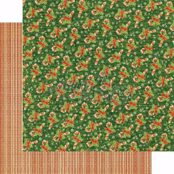 Sct. Nicholas - Candy Cane Wishes 12x12 karton - 4501405 fra Graphic 45