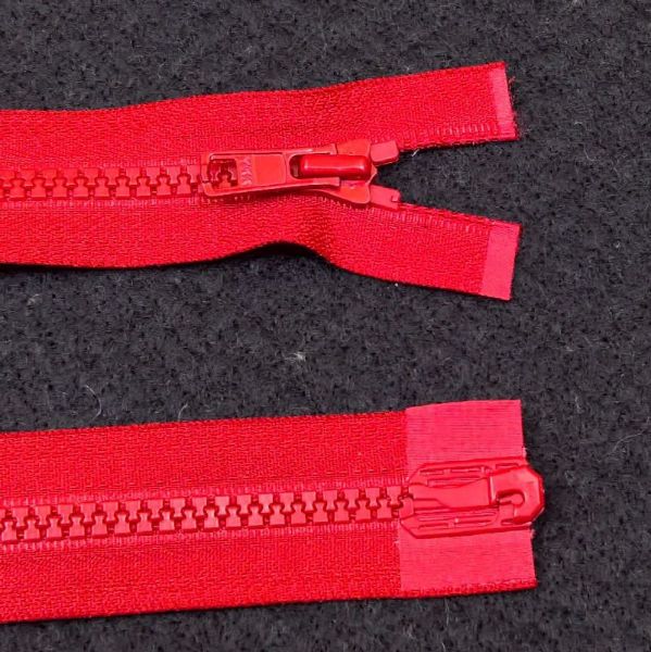 Delbare Lynlåse fra YKK - Plast 6 mm - Rød
