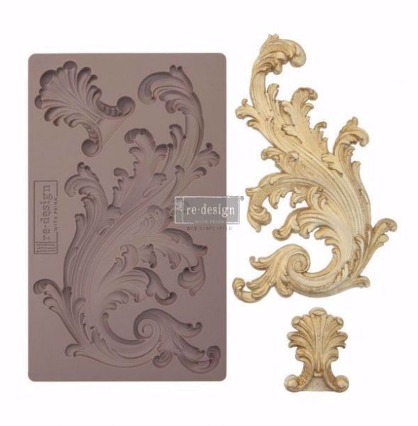 Re-Design with Prima Portico Scroll I - silikone Form - 641146