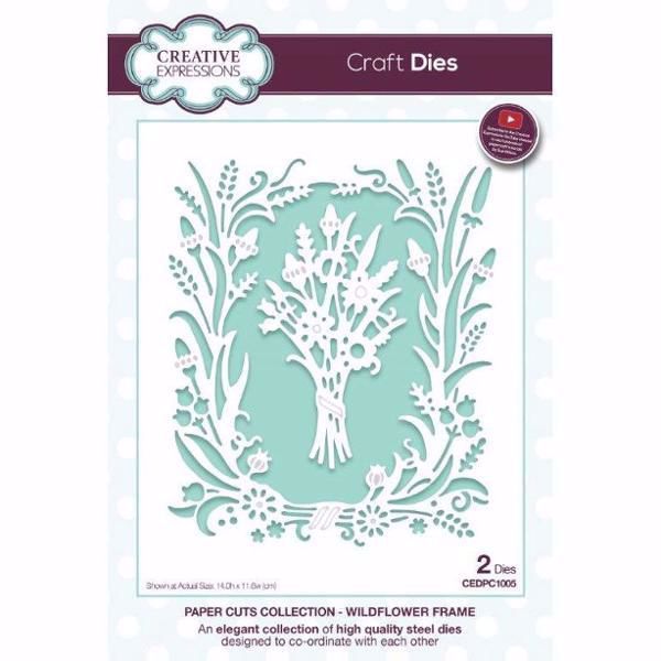 Paper Cuts Collection - Wildflower Frame - CEDPC1005 fra Creative Expression
