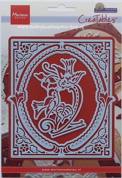 Marianne Design Fugle og ramme dies standsejern til scrapbooking og kort - LR0351