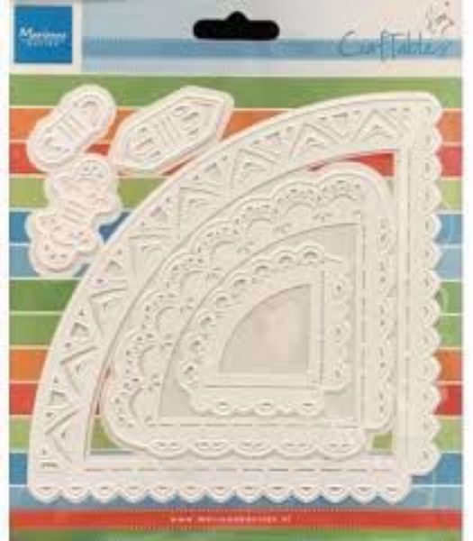 Marianne Design Craftables Caroussel dies standsejern til scrapbooking og kort - CR1236