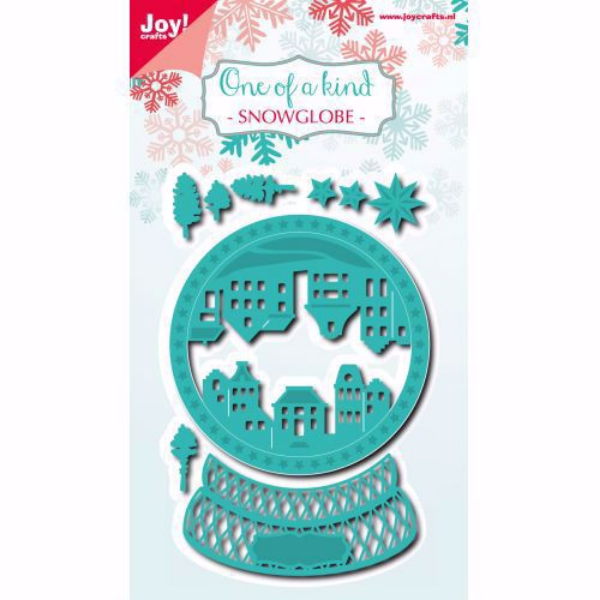 Snowglobe - Snekugle - die 6002/0926  standsejern til scrapbooking og kort fra Joy Crafts