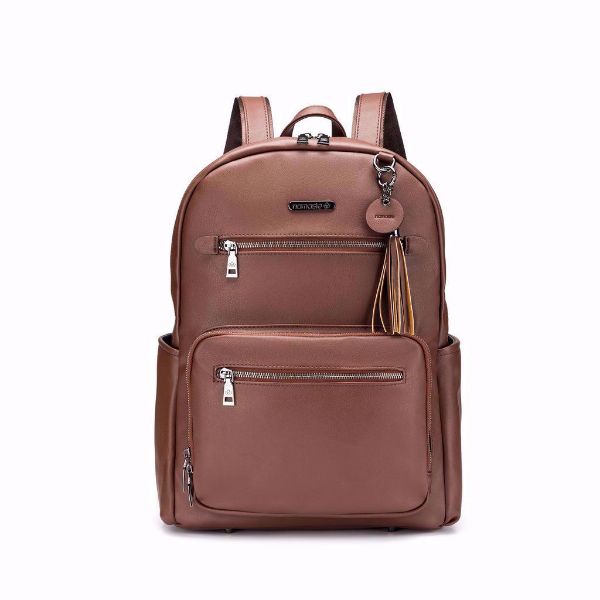 Jimmy Beans - Namaste Makers Knittersi Backpack - Strikke Rygsæk - Vegan læder - Chokolade