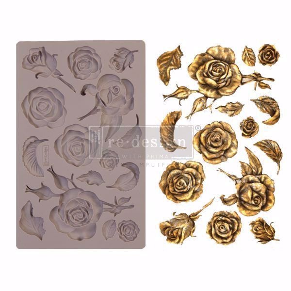 Re-Design with Prima Fragrant Roses silikone Form - Riósengrene - 644901