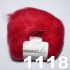 Super lækker og blød KidSilk 5 kidmohair og silke fra Grignasco - Rød 1118