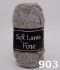 Soft Lama Fine strikkegarn fra Svarta Fåret - 903 Lys grå
