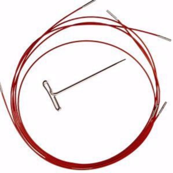 ChiaoGoo Twist Red Cable - Wirer til udskiftbare strikkepinde