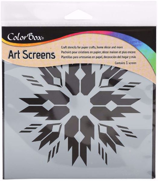 ColorBox Art Screens Native Stencil 15 x 15 cm mask, stencil fra Clearsnap