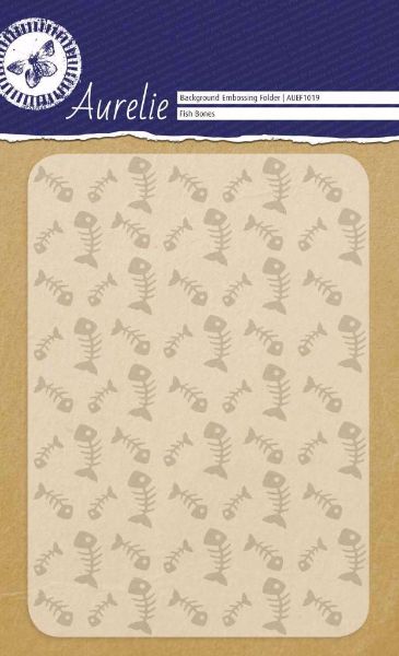 Fiskeben embossing folder fra Aurelie - AUEF1019